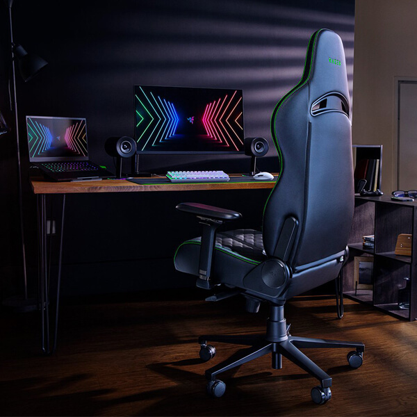 Razer Enki Gaming Chair (Black-Green)
